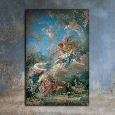 François Boucher - Boreas Entführung der Oreithyia