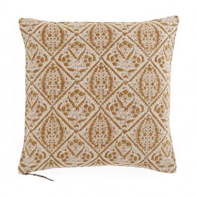 ENSEMBLE No 2 Kissen Linen ocker 50 x 50 cm