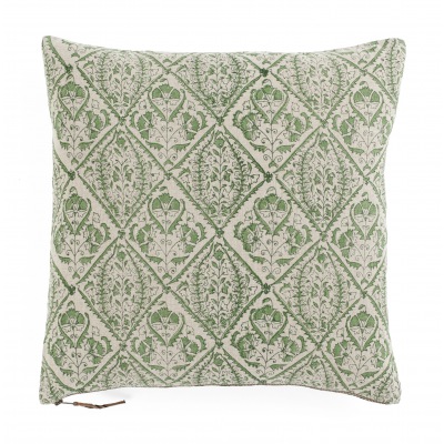 ENSEMBLE NO 1 Kissen Linen gruen 50 x 50 cm